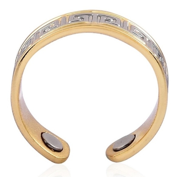 🍒Nwt  Pain Reducing Magnet Tribal Ring 8 - Picture 8 of 8